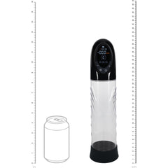 PUMPED CyberPulse Automatic Penis Pump - Black/Clear USB Rechargeable - Mr and Mrs D's