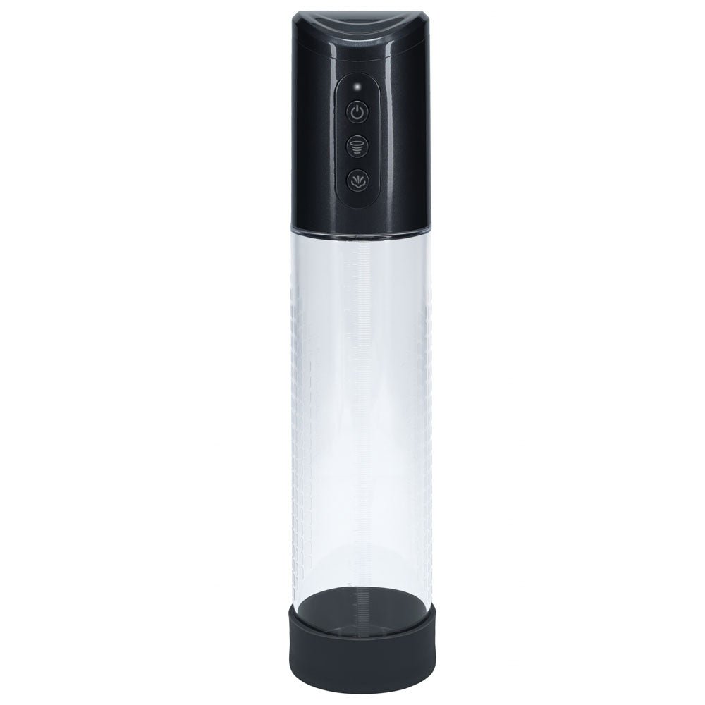 PUMPED Hyperpump Automatic Penis Pump - Gunmetal - Gunmetal Grey USB Rechargeable - Mr and Mrs D's