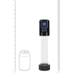 PUMPED MegaLift Automatic Penis Pump - Black - Black/Clear USB Rechargeable - Mr and Mrs D's