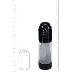 PUMPED TechnoThrust Auto Masturbator - Black/Clear USB Rechargeable - Mr and Mrs D's