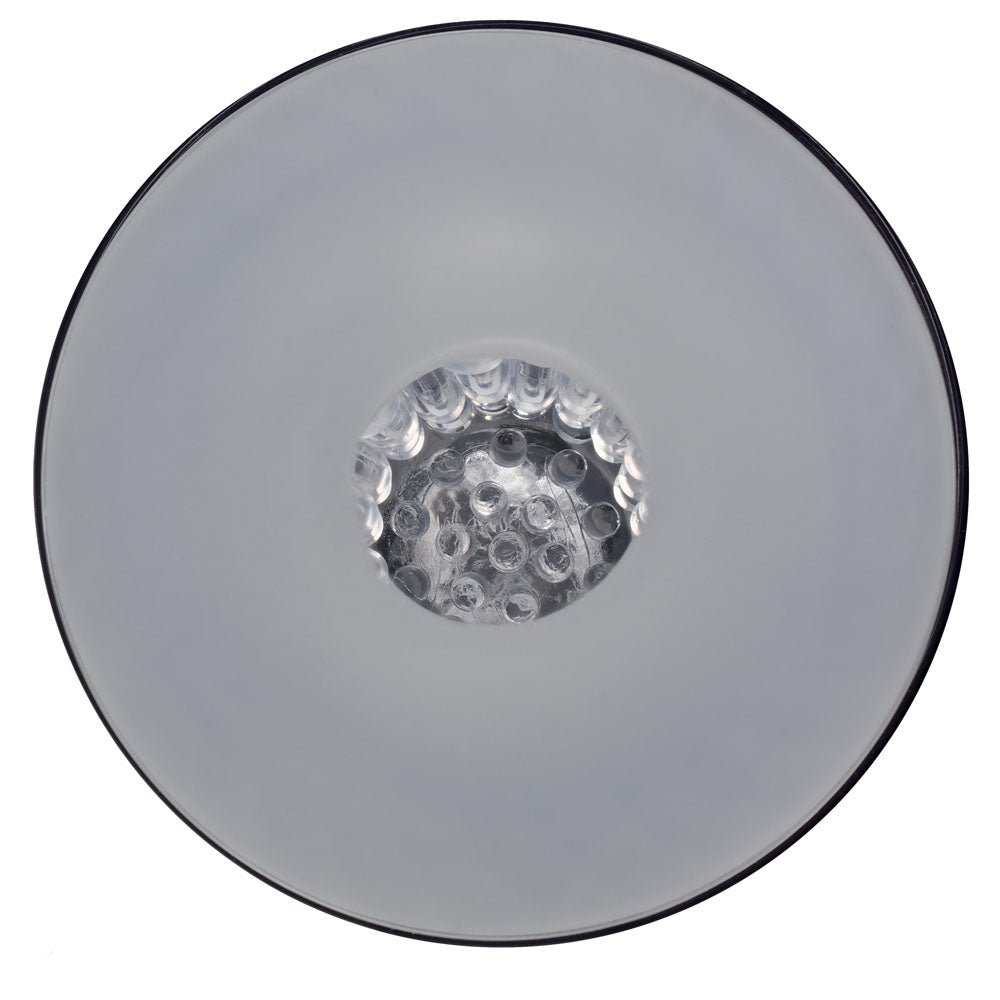 PUMPED Vortex - Sucking Rotating and Thrusting Auto Masturbator Gunmetal Grey/Clear USB Rechargeable - Mr and Mrs D's