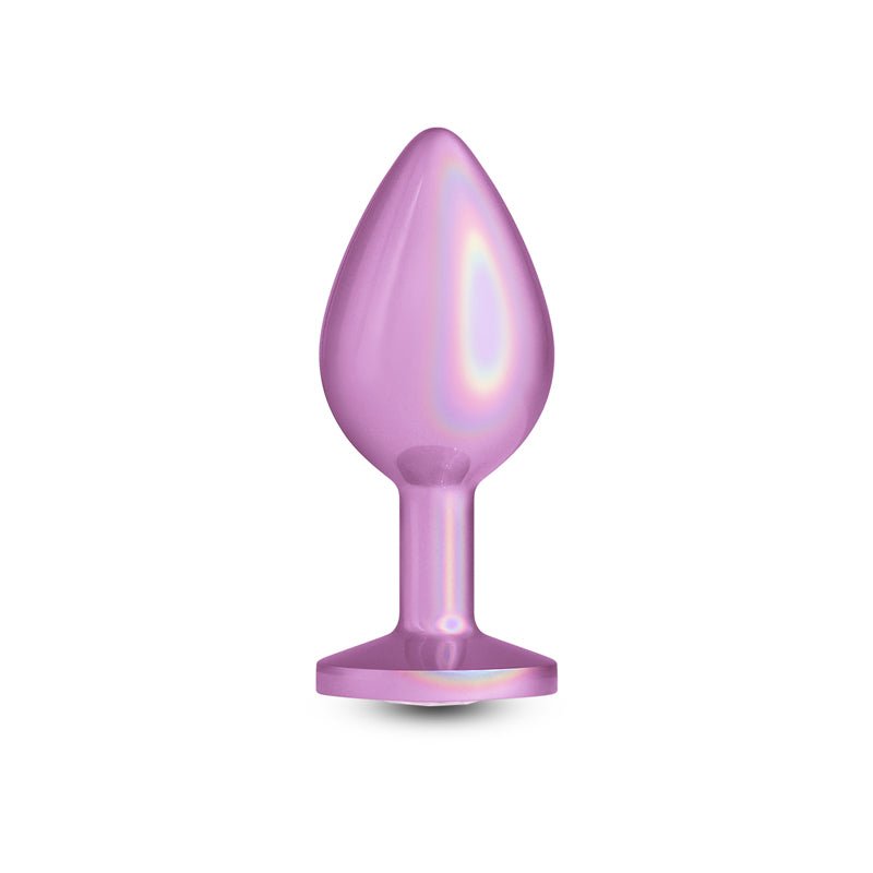 Rear Assets Iridescent Pink - Medium - Iridescent Pink 8.2 cm Medium Butt Plug - ANAL TOYS - Mr and Mrs D's