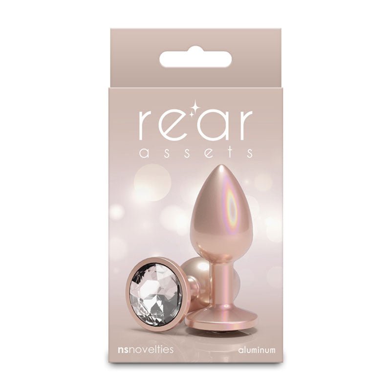 Rear Assets Iridescent - Small Butt Plug - Iridescent Champagne 7.1 cm - ANAL TOYS - Mr and Mrs D's