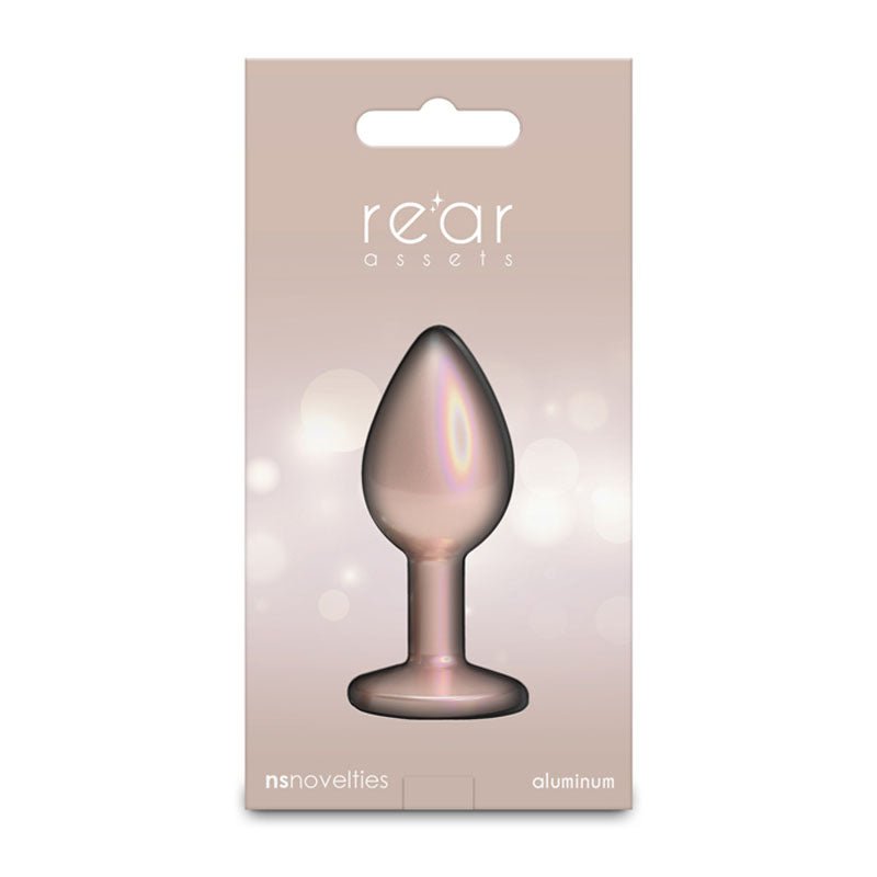 Rear Assets Iridescent - Small Butt Plug - Iridescent Champagne 7.1 cm - ANAL TOYS - Mr and Mrs D's