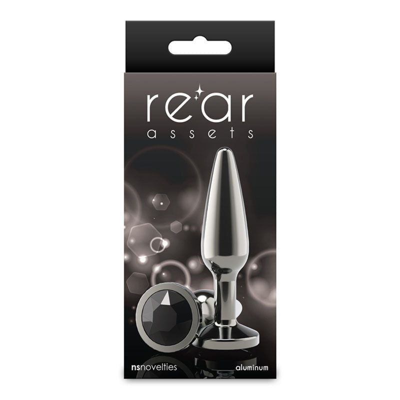 Rear Assets Tapered Butt Plug - Medium - Gunmetal - ANAL TOYS - Mr and Mrs D's