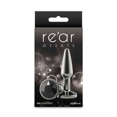 Rear Assets Tapered Butt Plug - Small - Gunmetal - ANAL TOYS - Mr and Mrs D's