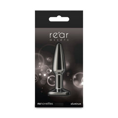 Rear Assets Tapered Butt Plug - Small - Gunmetal - ANAL TOYS - Mr and Mrs D's