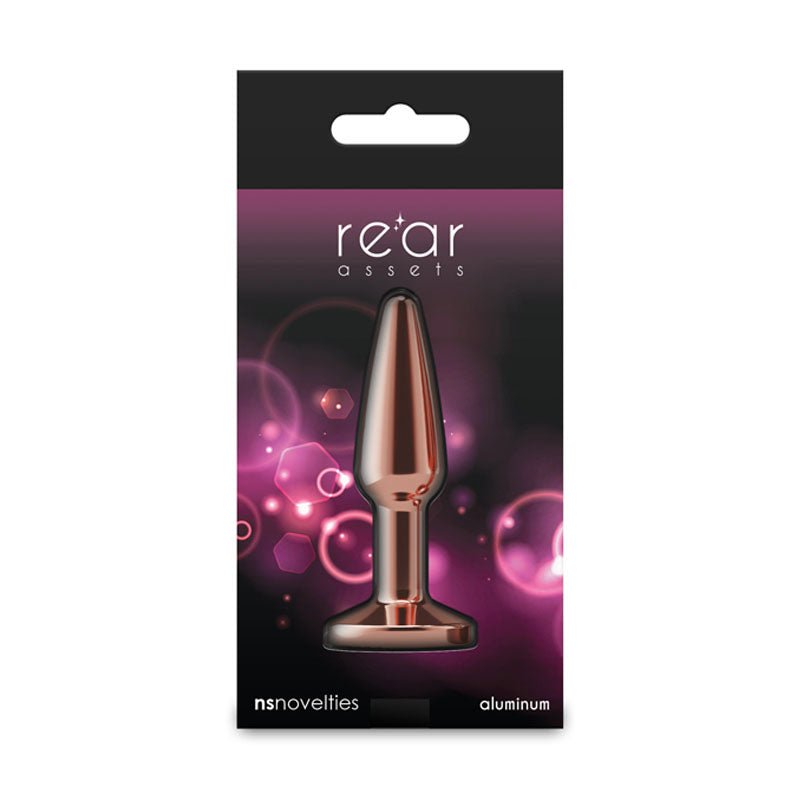 Rear Assets Tapered - Small - Rose Gold - ANAL TOYS - Mr and Mrs D's