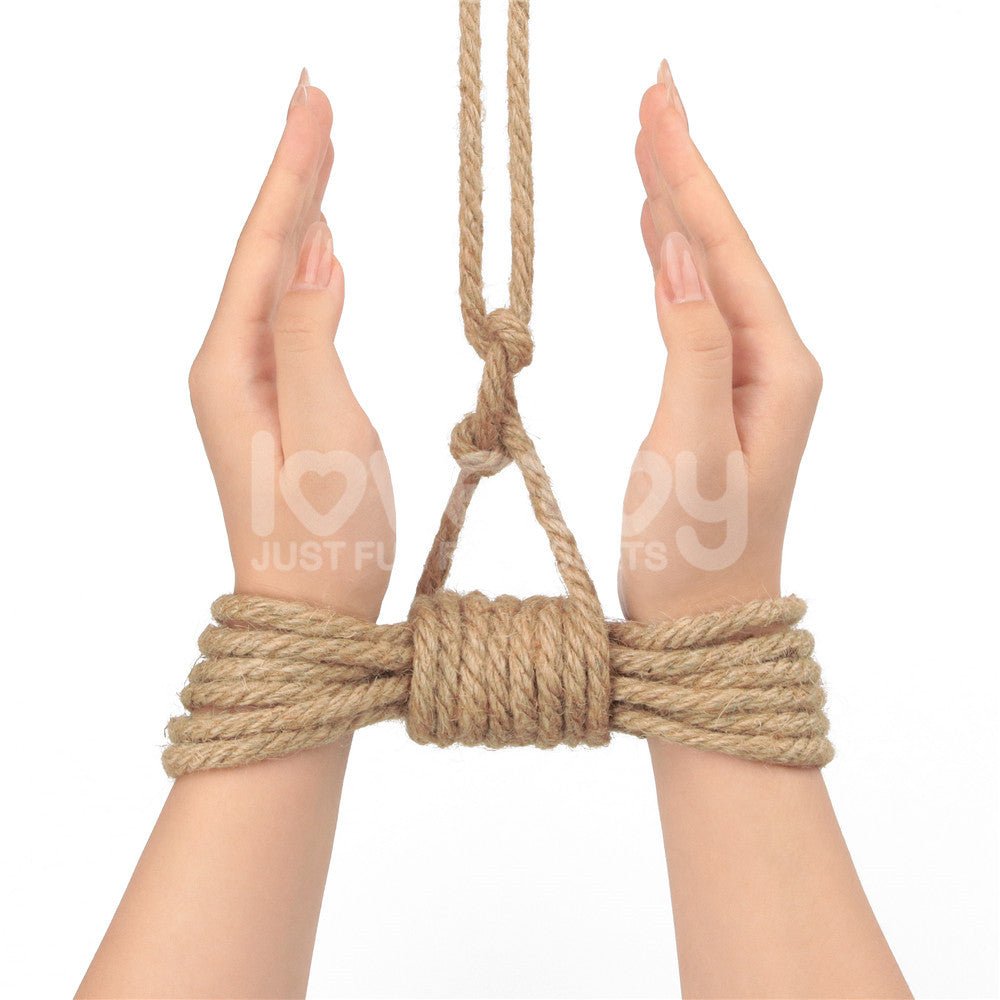Rebellion Reign Hemp Bondage Rope - Rustic - Rustic Bondage Rope - 10 metre length - BONDAGE - TOYS - Mr and Mrs D's