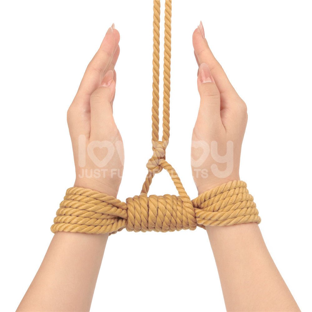 Rebellion Reign Natural Bondage Rope - 10 metre length - BONDAGE - TOYS - Mr and Mrs D's