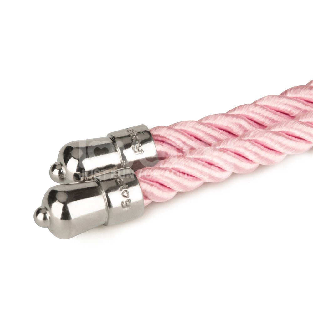 Rebellion Reign Silky Bondage Rope - Pink - Pink Bondage Rope - 10 metre length - BONDAGE - TOYS - Mr and Mrs D's
