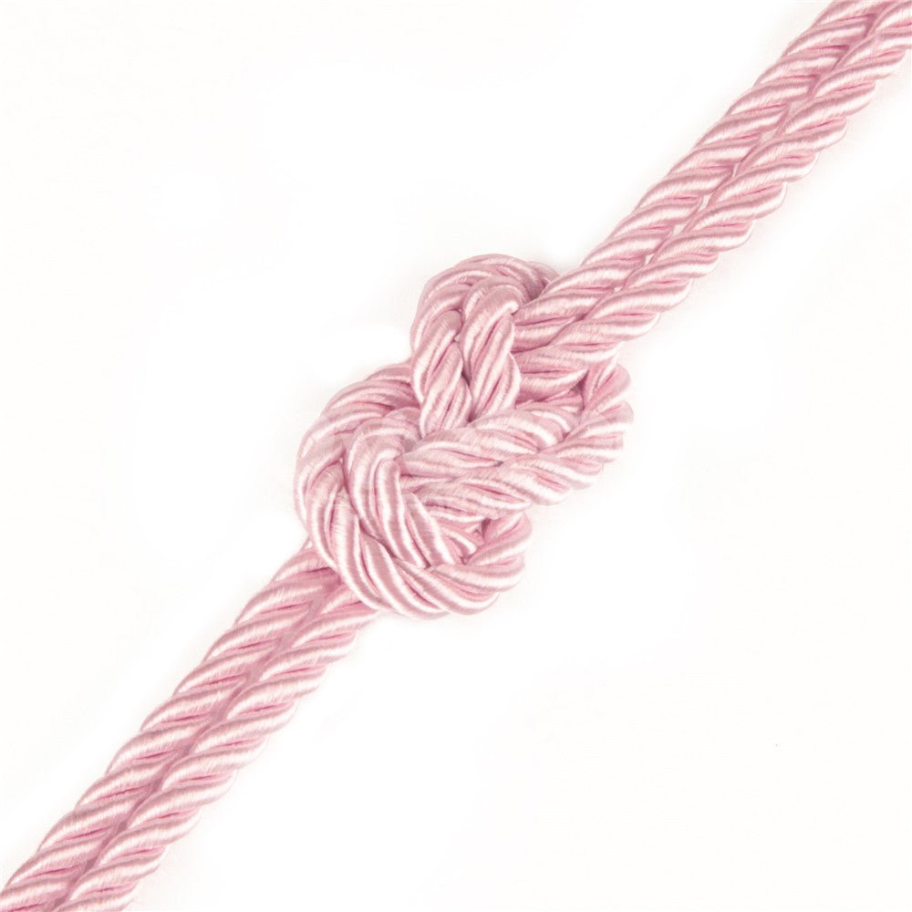 Rebellion Reign Silky Bondage Rope - Pink - Pink Bondage Rope - 10 metre length - BONDAGE - TOYS - Mr and Mrs D's