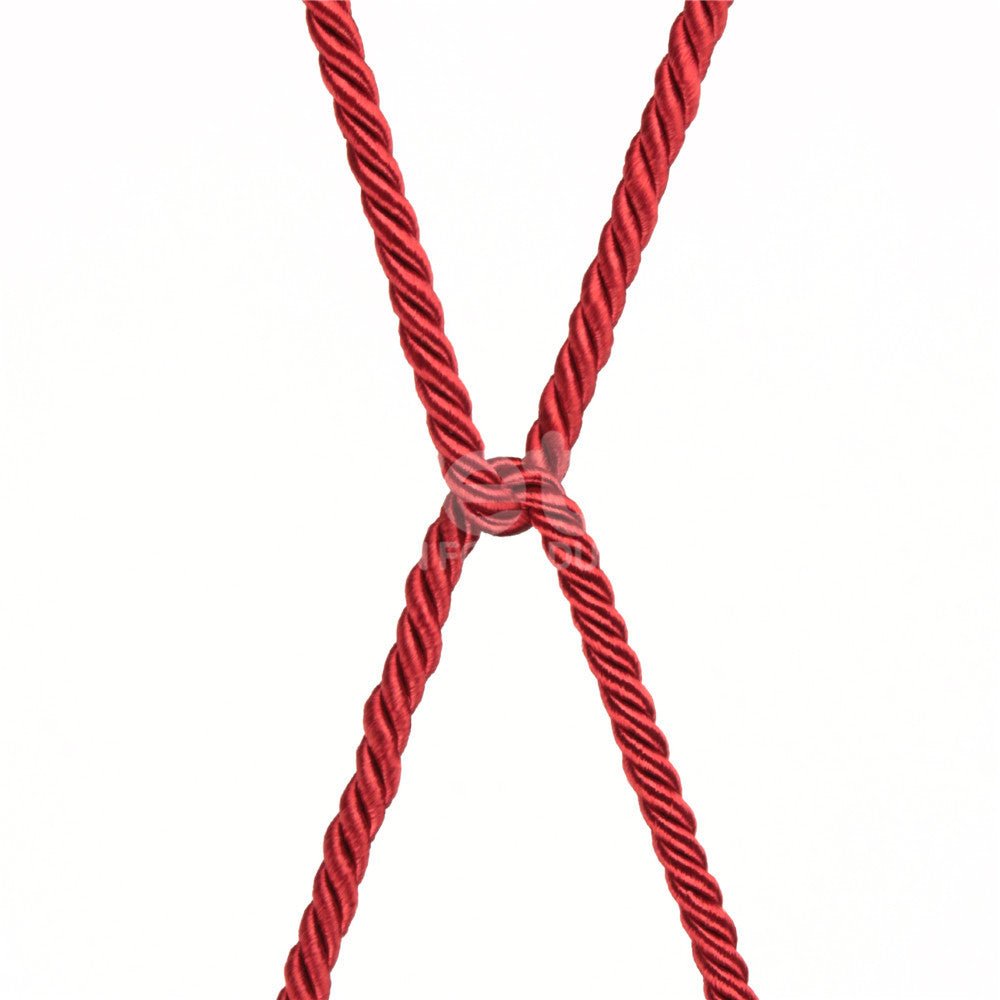 Rebellion Reign Silky Red Bondage Rope - 10 metre length - BONDAGE - TOYS - Mr and Mrs D's