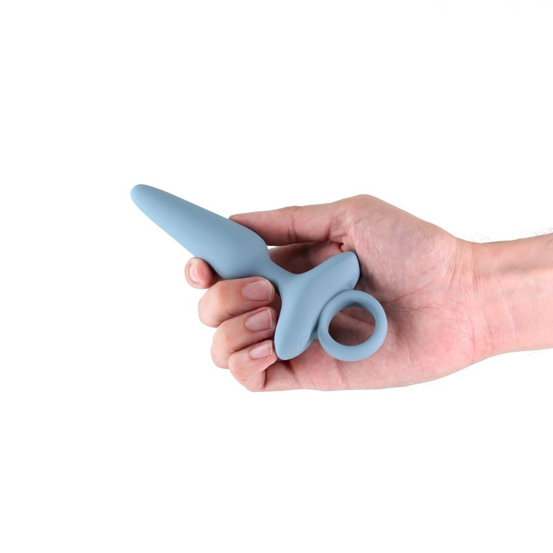 Renegade Maverick - Grey - Grey 15 cm USB Rechargeable Vibrating Butt Plug - Mr and Mrs D's
