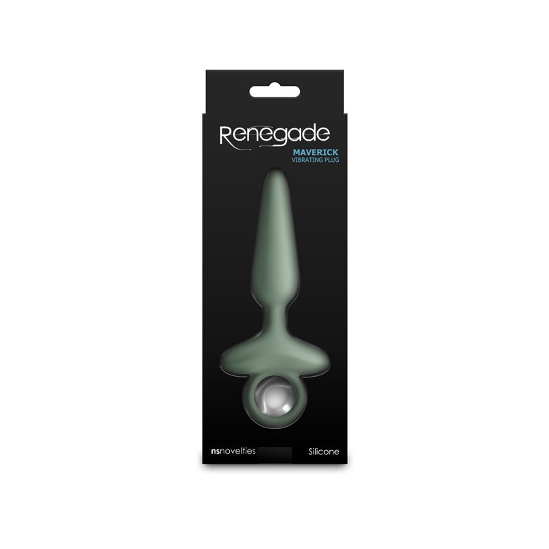 Renegade Maverick - Sage - Green 15 cm USB Rechargeable Vibrating Butt Plug - ANAL TOYS - Mr and Mrs D's
