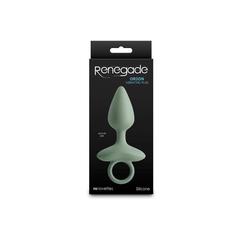 Renegade Orion - Sage - Green 13 cm USB Rechargeable Vibrating Butt Plug - ANAL TOYS - Mr and Mrs D's