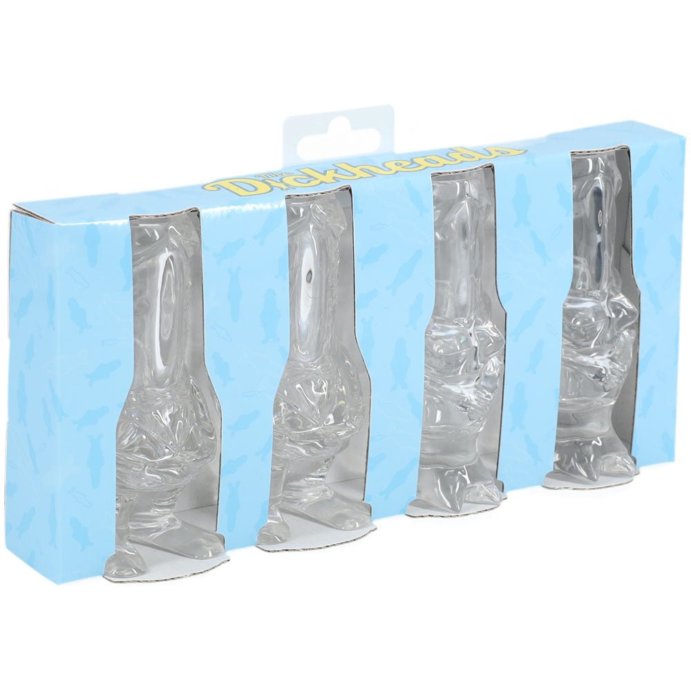 S - LINE The Dickheads - Couples Tall Shot Glasses - NOVELTIES - Mr and Mrs D's