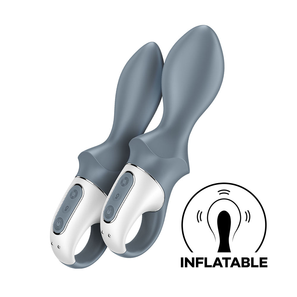 Satisfyer Air Pump Booty 1 - Grey USB Rechargeable Inflatable Anal Vibrator - ANAL TOYS - PREMIUM - Mr and Mrs D's