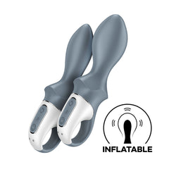 Satisfyer Air Pump Booty 1 - Grey USB Rechargeable Inflatable Anal Vibrator - ANAL TOYS - PREMIUM - Mr and Mrs D's