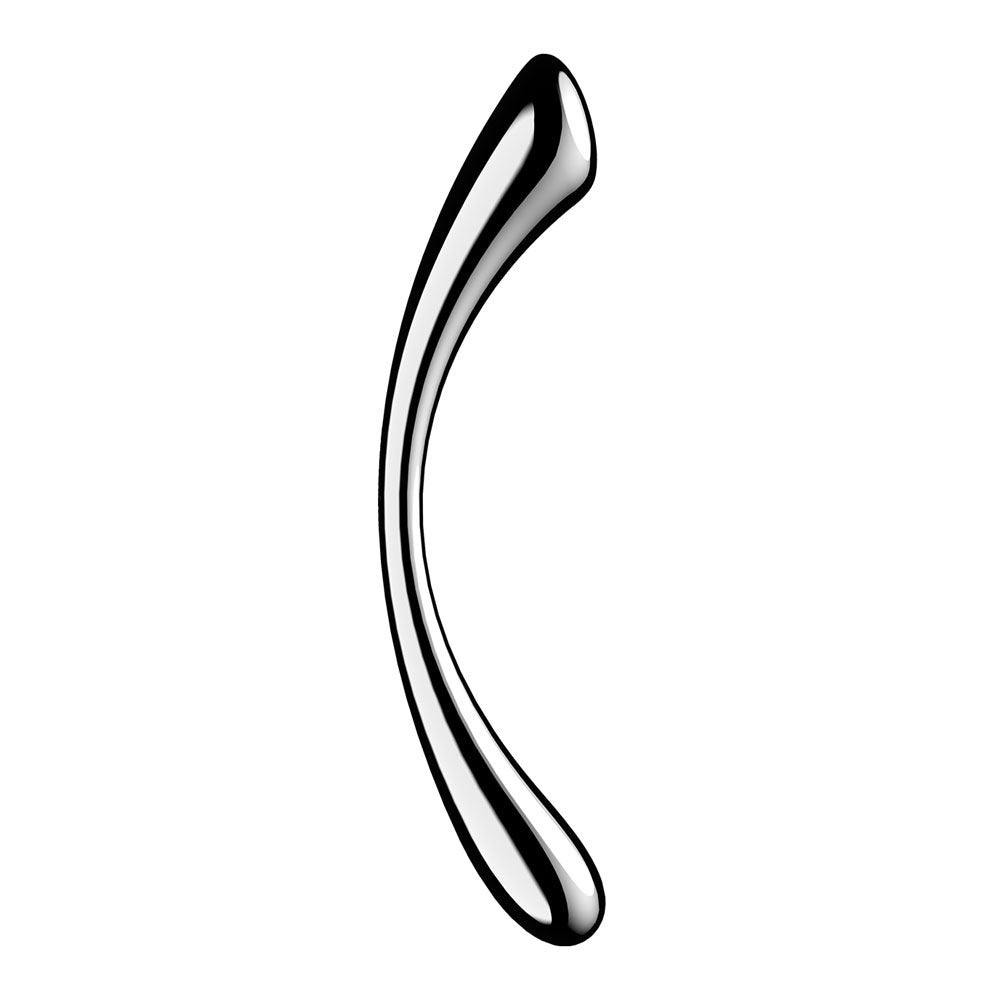 Satisfyer Cosmic Crest 1 - Chrome Steel 24 cm Dildo - Mr and Mrs D's