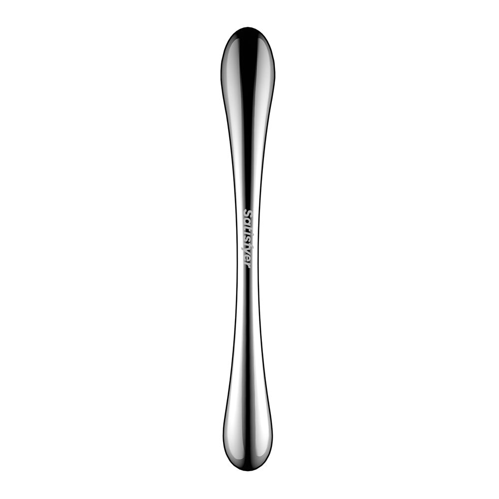 Satisfyer Cosmic Crest 1 - Chrome Steel 24 cm Dildo - Mr and Mrs D's