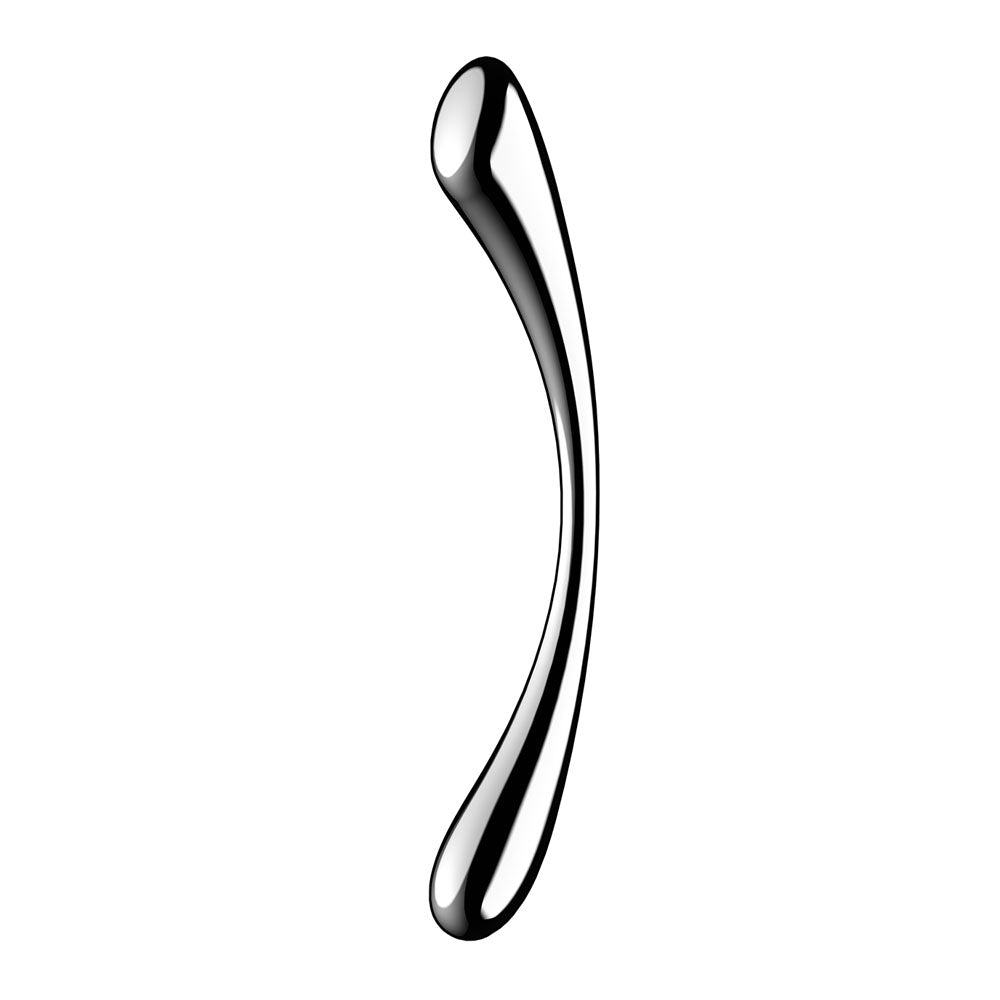 Satisfyer Cosmic Crest 1 - Chrome Steel 24 cm Dildo - Mr and Mrs D's