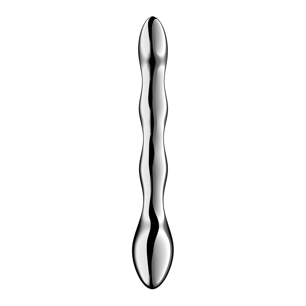 Satisfyer Cosmic Crest 2 - Chrome Steel 20.5 cm Dildo - Mr and Mrs D's