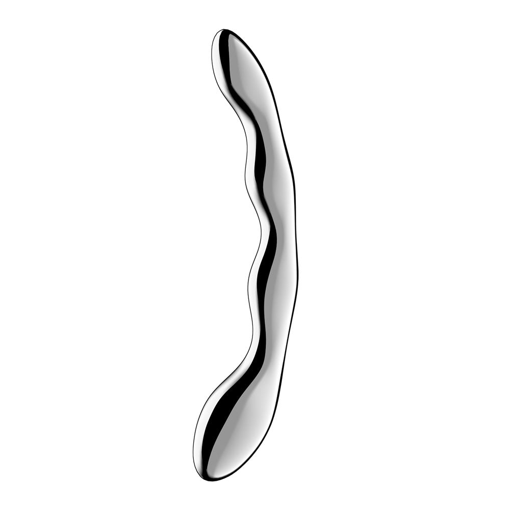 Satisfyer Cosmic Crest 2 - Chrome Steel 20.5 cm Dildo - Mr and Mrs D's