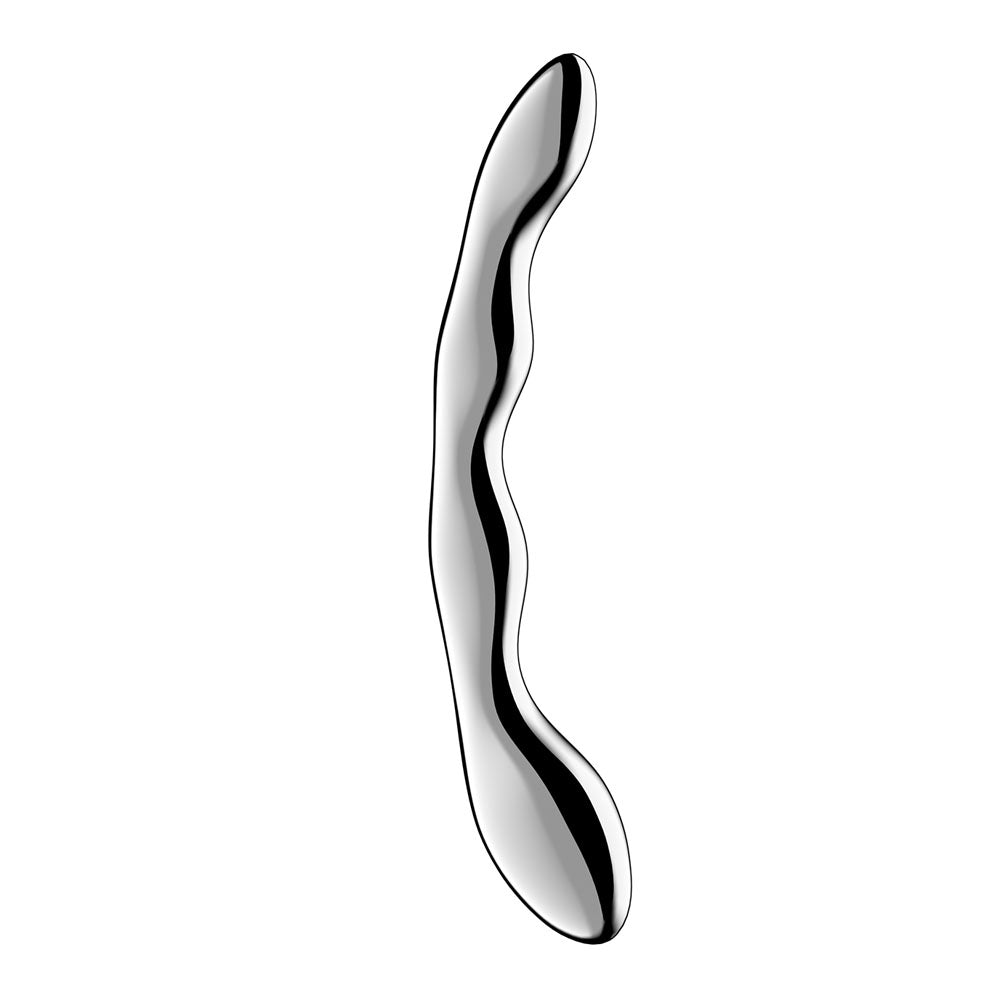 Satisfyer Cosmic Crest 2 - Chrome Steel 20.5 cm Dildo - Mr and Mrs D's