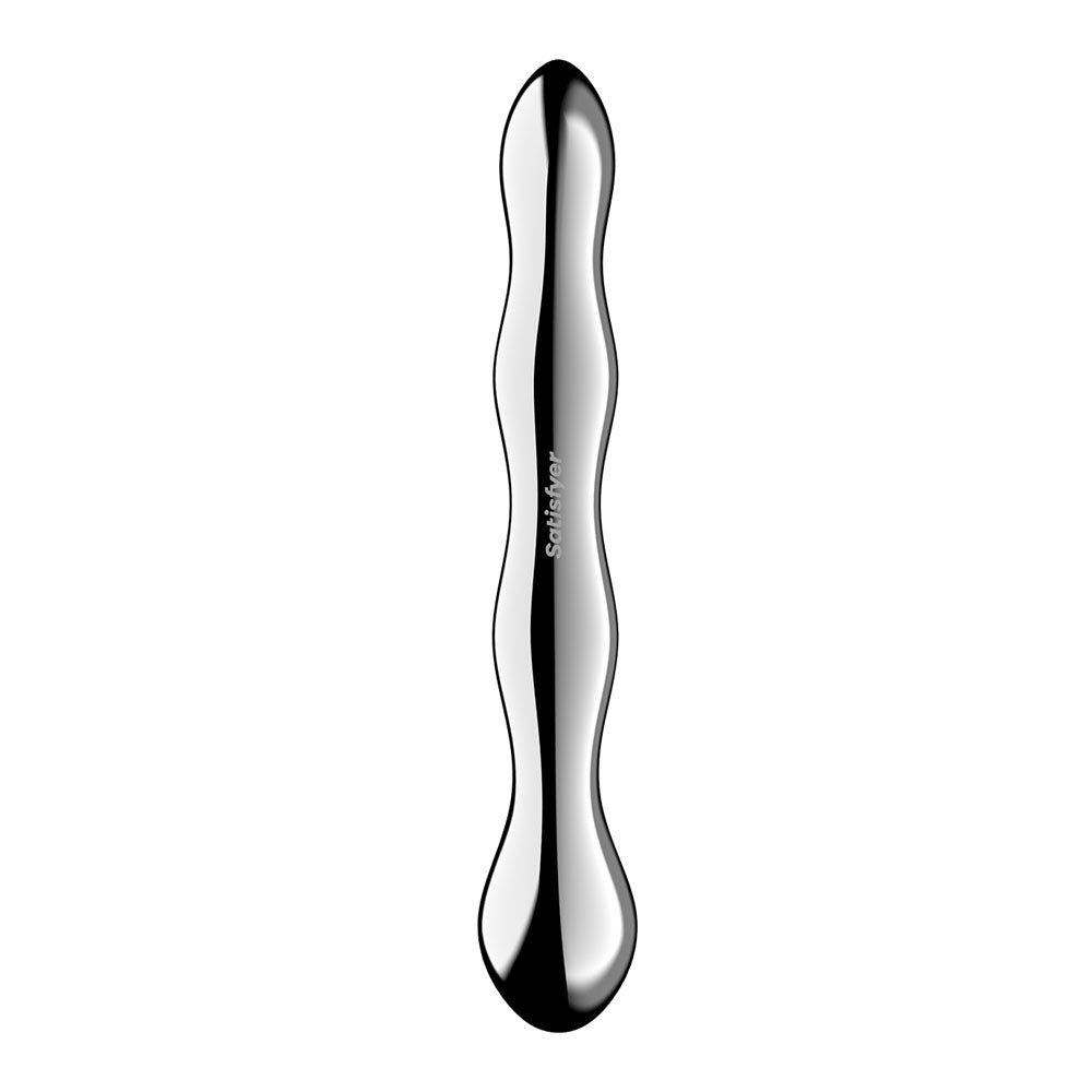 Satisfyer Cosmic Crest 2 - Chrome Steel 20.5 cm Dildo - Mr and Mrs D's