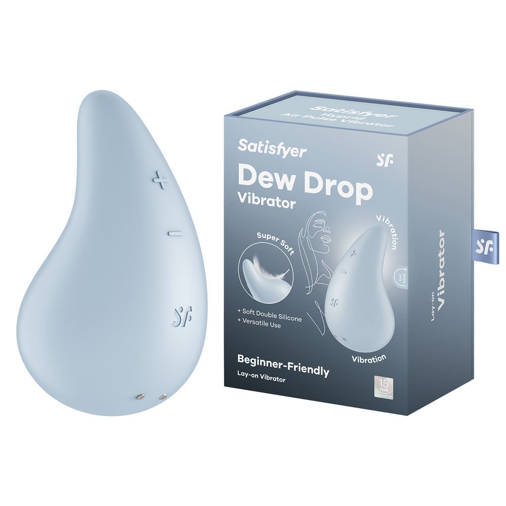 Satisfyer Dew Drop Blue Vibrator - Mr and Mrs D's