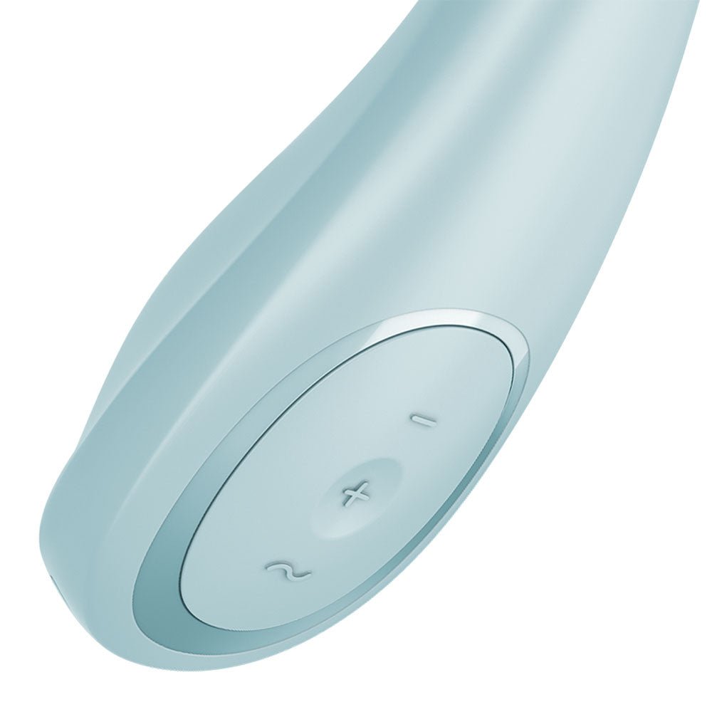 Satisfyer G - Spot Wave 2 Flicking Tip Vibrator - Ice Blue 23.6 cm USB Rechargeable - VIBRATORS - PREMIUM - Mr and Mrs D's