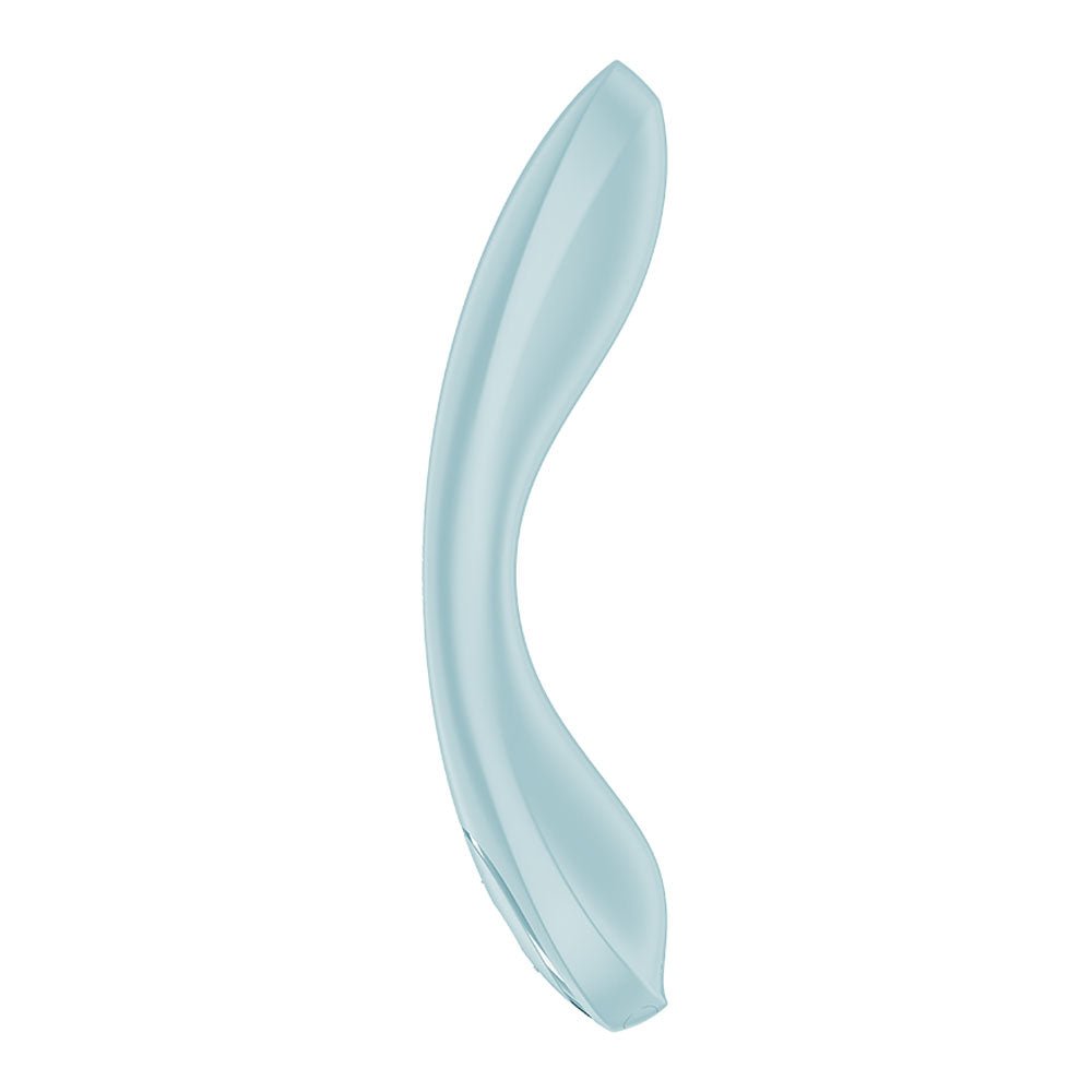 Satisfyer G - Spot Wave 2 Flicking Tip Vibrator - Ice Blue 23.6 cm USB Rechargeable - VIBRATORS - PREMIUM - Mr and Mrs D's