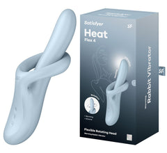 Satisfyer Heat Flex 4 - Blue - Blue USB Rechargeable Heating Vibrator - VIBRATORS - PREMIUM - Mr and Mrs D's