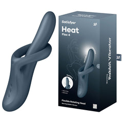 Satisfyer Heat Flex 4 - Grey - Grey USB Rechargeable Heating Vibrator - VIBRATORS - PREMIUM - Mr and Mrs D's