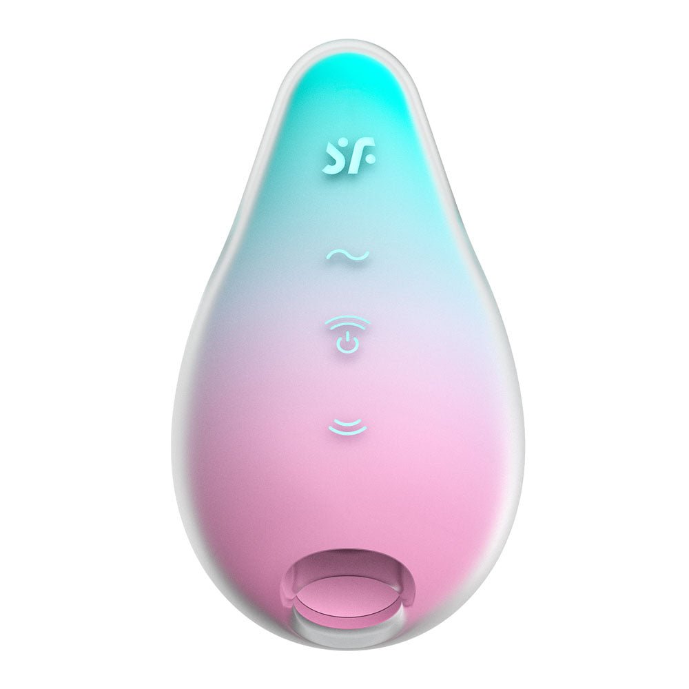 Satisfyer Mermaid Vibes - Mint/Pink USB Rechargeable Air Pulse Stimulator - AIR PULSATION - PREMIUM - Mr and Mrs D's