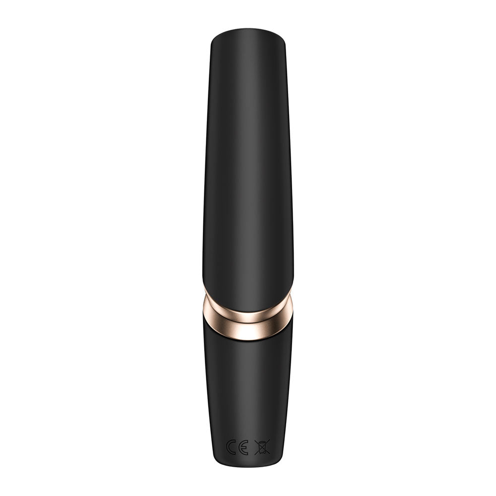 Satisfyer Perfect Kiss - Air Pulse Stimulator Vibrator Black - AIR PULSATION - PREMIUM - Mr and Mrs D's