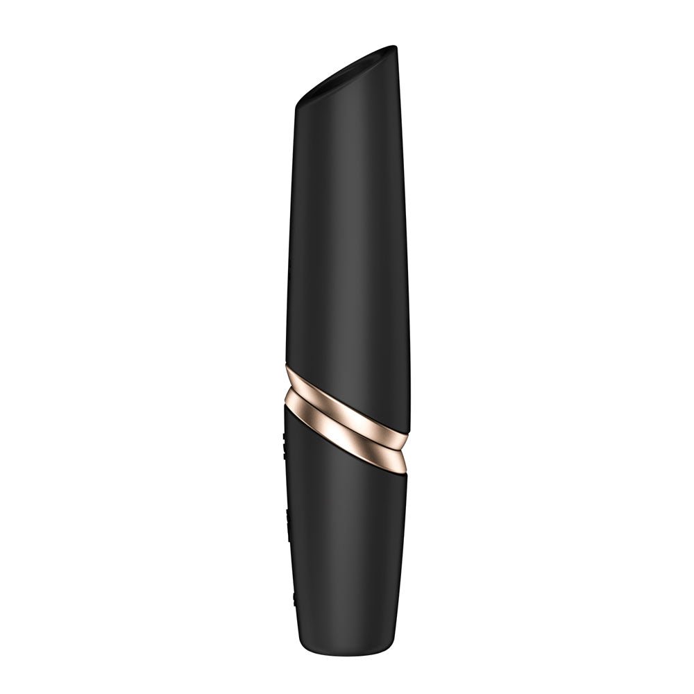 Satisfyer Perfect Kiss - Air Pulse Stimulator Vibrator Black - AIR PULSATION - PREMIUM - Mr and Mrs D's