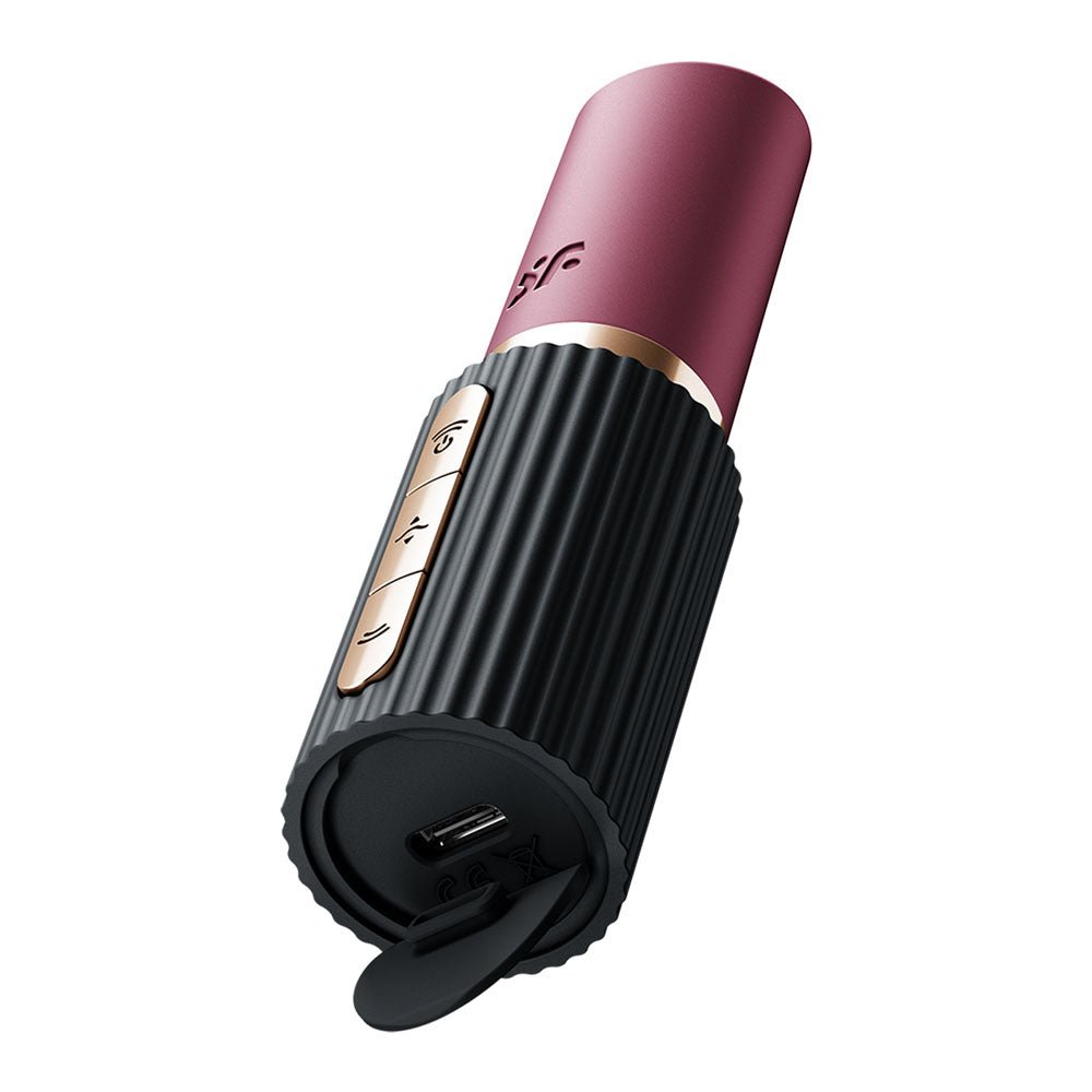 Satisfyer Pro 2 Kiss - Air Pulse Stimulator Vibrator Red/Black - AIR PULSATION - PREMIUM - Mr and Mrs D's