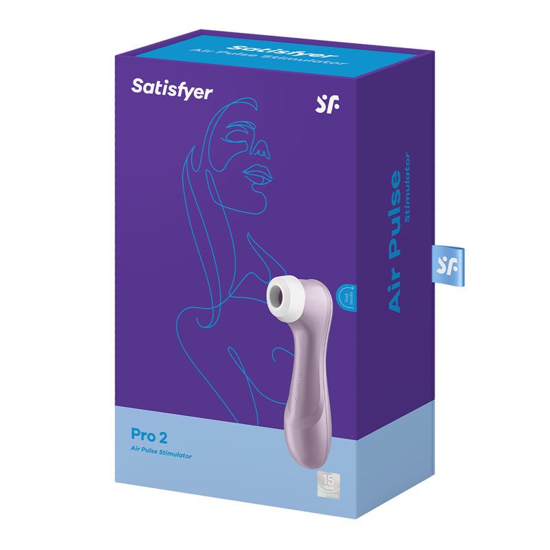 Satisfyer Pro 2 - Purple LP - AIR PULSATION - PREMIUM - Mr and Mrs D's