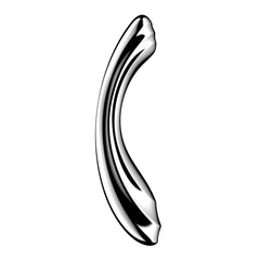 Satisfyer Pure Gravity 2 - Chrome Steel 21 cm Dildo - Mr and Mrs D's