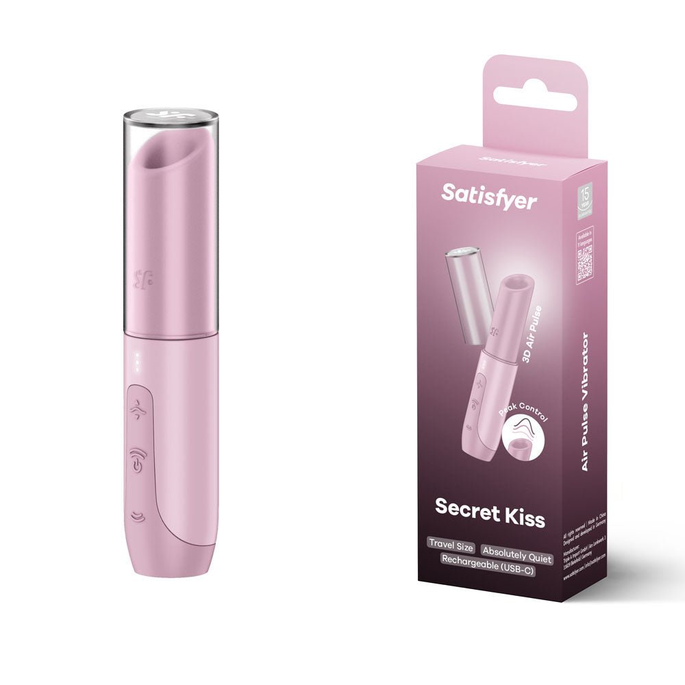 Satisfyer Secret Kiss - Air Pulse Stimulator Vibrator Lilac - AIR PULSATION - PREMIUM - Mr and Mrs D's