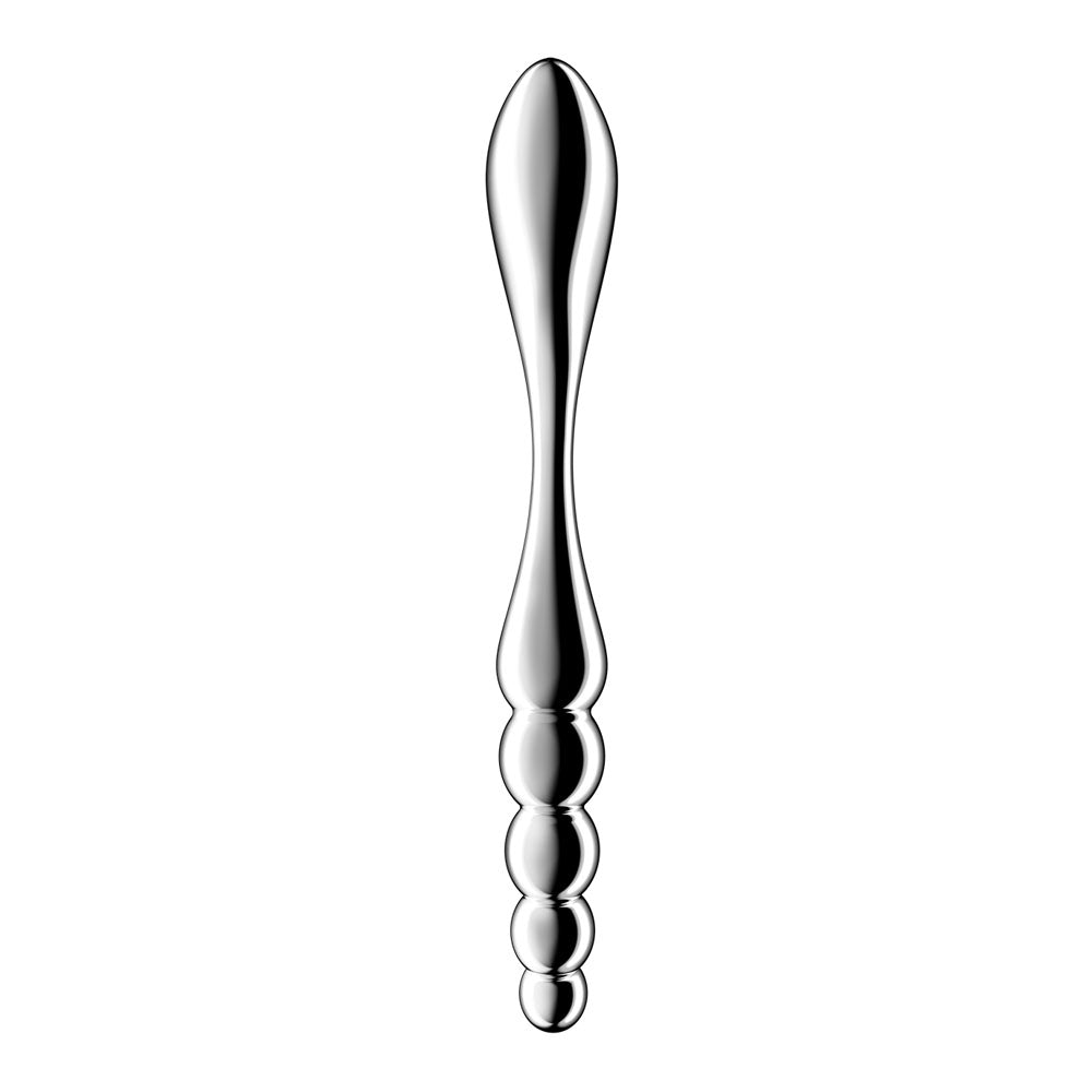 Satisfyer Star Force 1 - Chrome Steel 21 cm Dildo - Mr and Mrs D's