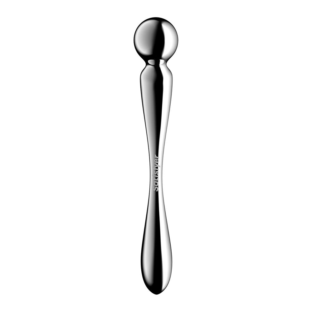 Satisfyer Star Force 2 - Chrome Steel 22 cm Dildo - Mr and Mrs D's