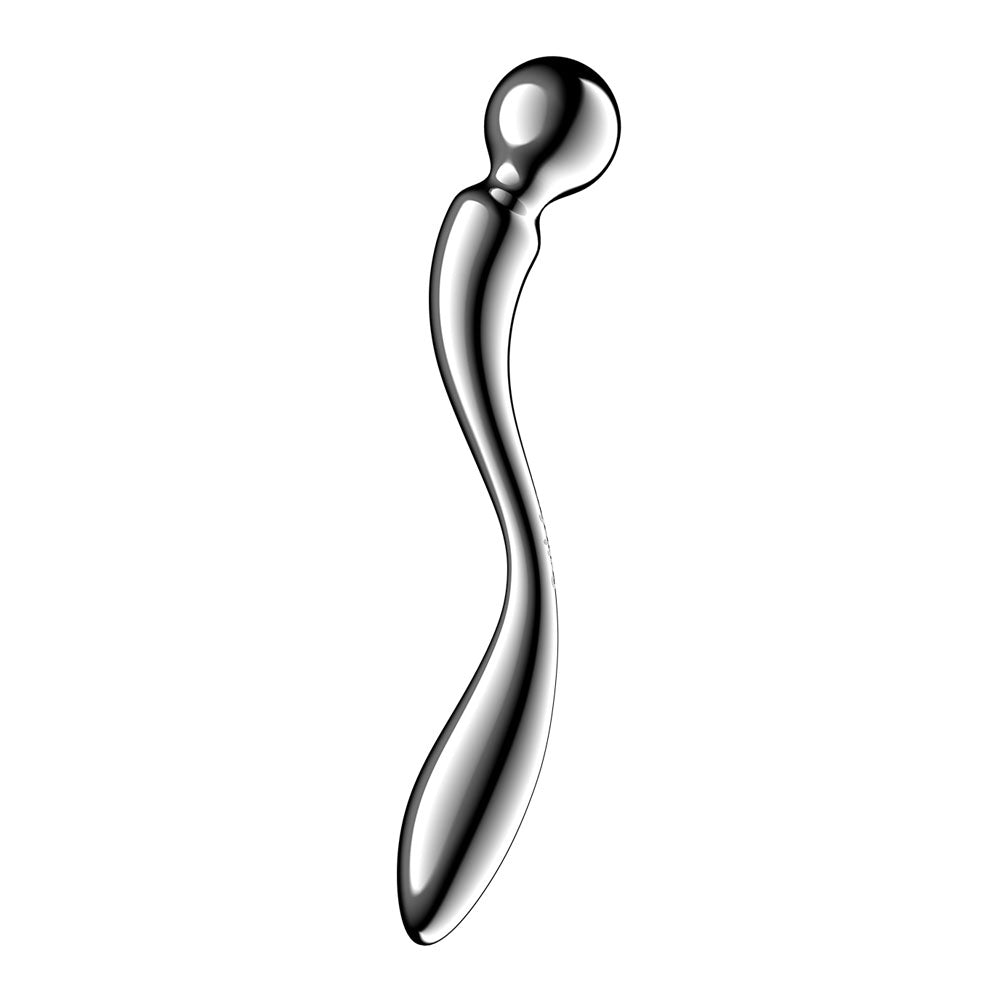 Satisfyer Star Force 2 - Chrome Steel 22 cm Dildo - Mr and Mrs D's