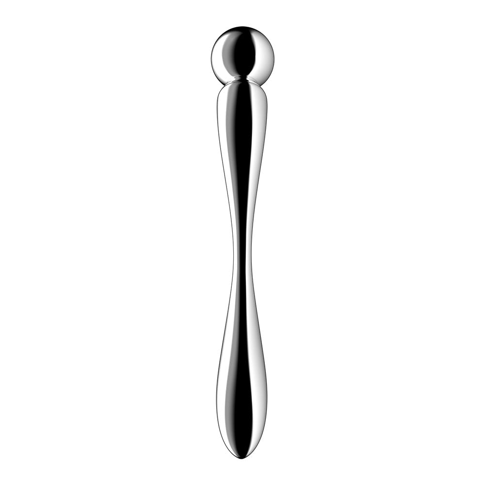 Satisfyer Star Force 2 - Chrome Steel 22 cm Dildo - Mr and Mrs D's