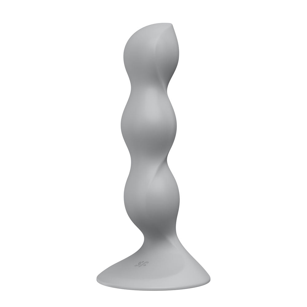 Satisfyer Triple Ball - R - Grey Beaded Anal Plug - Mr and Mrs D's