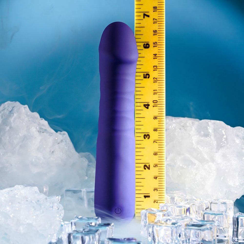 Selopa AMBITION - Purple 17 cm USB Rechargeable Thrusting Vibrator - VIBRATORS - Mr and Mrs D's