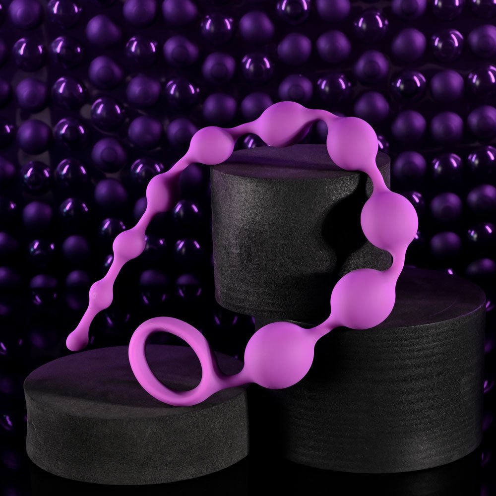 Selopa BEADED ADVENTURE - Purple 35.5 cm Anal Beads - ANAL TOYS - Mr and Mrs D's