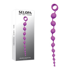 Selopa BEADED ADVENTURE - Purple 35.5 cm Anal Beads - Mr and Mrs D's